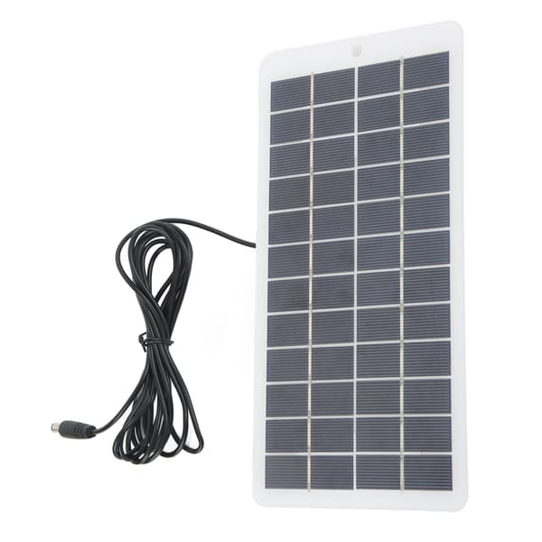 Solpanel Bærbar Høj Effektivitet Vejrbestandig Solcelleoplader med DC-interface til trafiklys 5W 12V