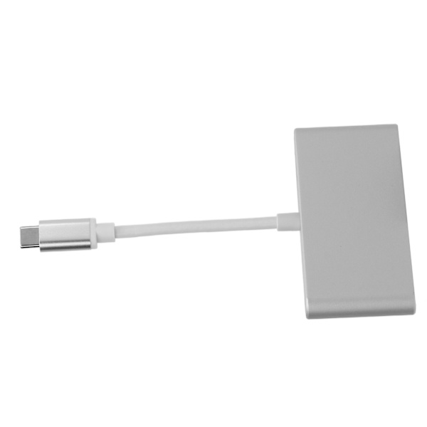 Typ C till USB Hub Aluminium 3 Portar USB 2.0 3.0 Hub för Mus Tangentbord USB Gränssnittsenhet