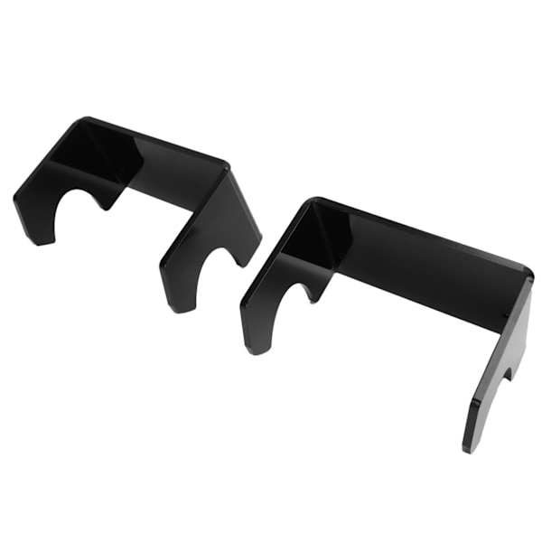 2 stk. Langt Skateboard Oppbevaringsstativ Longboard Veggmontert Holder for Soverom Stue Svart