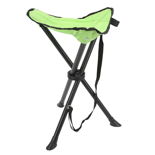Foldbar Tripod Skammel 200KG Bæreevne Anti-Skrid Sikker Stabilitet Bærbar Foldbar Stol til Udendørs Fiskeri Camping Picnic Grøn