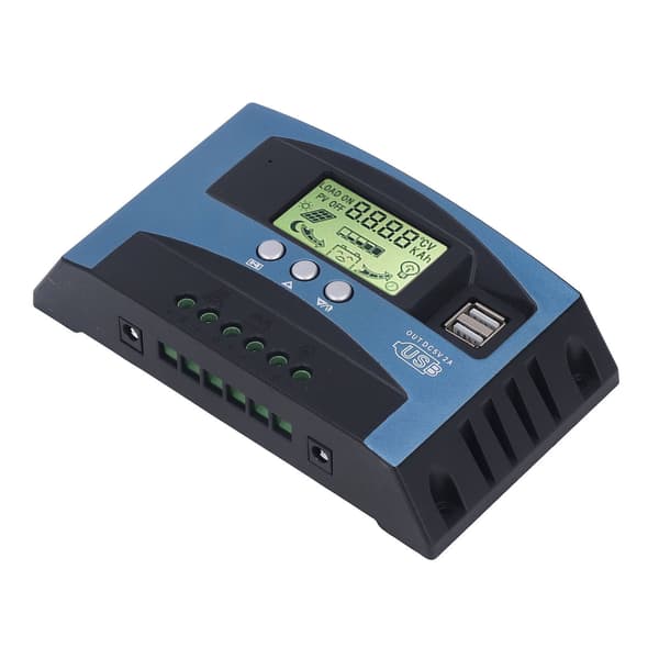 Solar Charge Controller MPPT Tracking Opladning Digitalt Display i Realtid Solar PV Charge Controller 12V 24V 90A