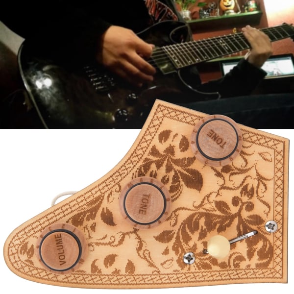 GU241 Pre-wired ledningsnät Fartygsformad elgitarrförstärkare Gitarrtillbehör
