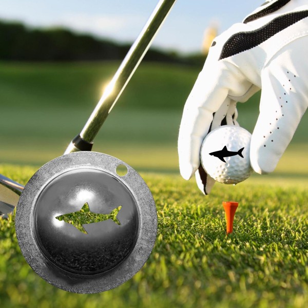 Golfpallon vuorauspallon piirustustasaus stensiilit pallolinjojen merkintätyökalu