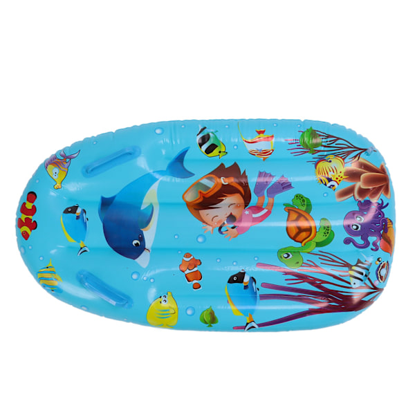Uppblåsbar Surfbräda Pool Float Tjockning Stora Söta Mönster Barn Simringar för Simbassäng Vattenaktiviteter