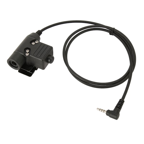 U94 3,5 mm kontakt för VX 1R VX 2R FT 50 FT 60 VX 10 VX 14 VX 410 Hands Free Communicate 3,5 mm headsetadapter med klämma