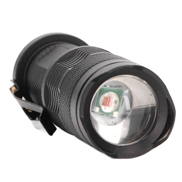 LED-ficklampa 1 läge Retractable Vattentät Handhållen Lampa för Jakt BiodlingRött Ljus