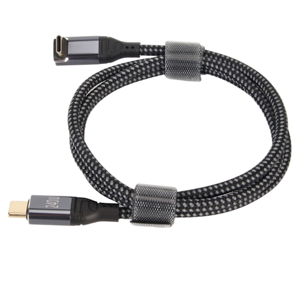 Type C - Type C -datakaapeli 240W PD3.1 pikalataus mobiililaitteille, tableteille ja kannettaville tietokoneille 100 cm