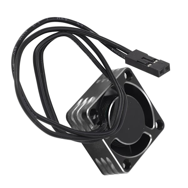 RC-auton moottorin jäähdytystuuletin alumiiniseosta 25x25mm harjaton ESC nopea lämmönpoistotuuletin hopea