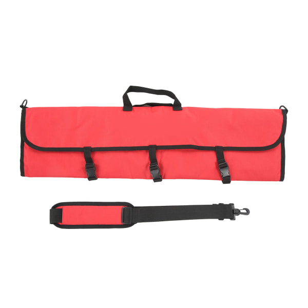 Sammenleggbar Recurve buepose utendørs skytekonkurranse Bue og pil Oppbevaringspose Bueskyting Pilholder Rød