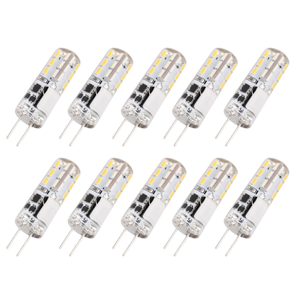 10 stk. G4 LED-pærer 24LED 1,2W Bi Pin lyskilde til hjemmets loftslampe væglampe 12V