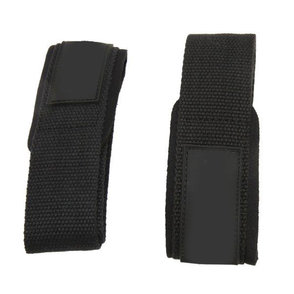 2 ST Träningsbandage Halkfritt Hög Elastisk Svart Handledslind Elastiskt Kompressionsbandage för Tyngdlyftning