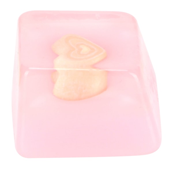 Hantverkare Resin Tangentbordsknappar, Korrosionsbeständiga, Universellt Mekaniskt Tangentbord Tillbehör (Rosa Hjärta)