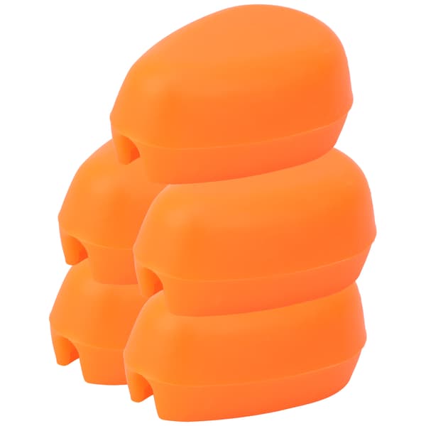 5 stk. Inline Method Feeder Agnform Silikon God Elastisitet Ikke-giftig Fiskeutstyr (Oransje)