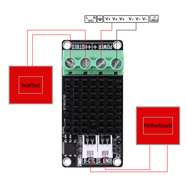 3D-printer 30A Mini Varmekontroller MKS MOSFET MOS Modul