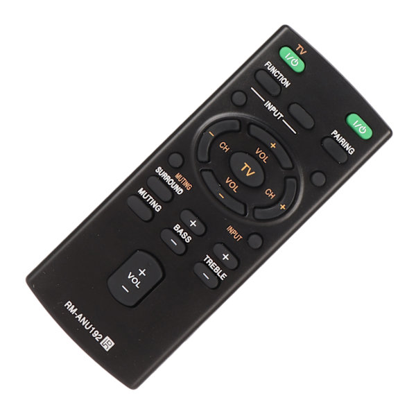 RM ANU192 Soundbar Fjärrkontroll Ersättning för SUB RM ANU191 SACT60BT SS WCT60 SSWCT60 HT CT60BT HTCT60BT SA CT60BT