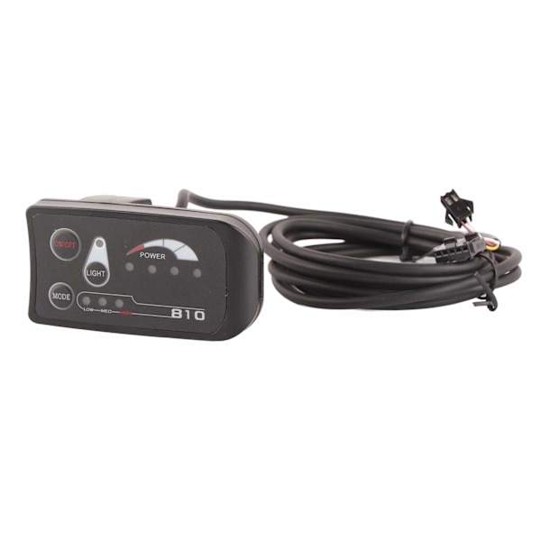 48V LED810 Instrument Display Meter Panel Vandtæt til El-cykel E-Scooter