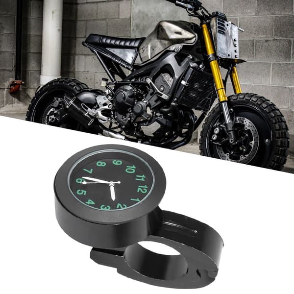 Universal Motorcykel Styr Montering Ur Metal Håndgreb Bar Ur Tilbehør (Sort)
