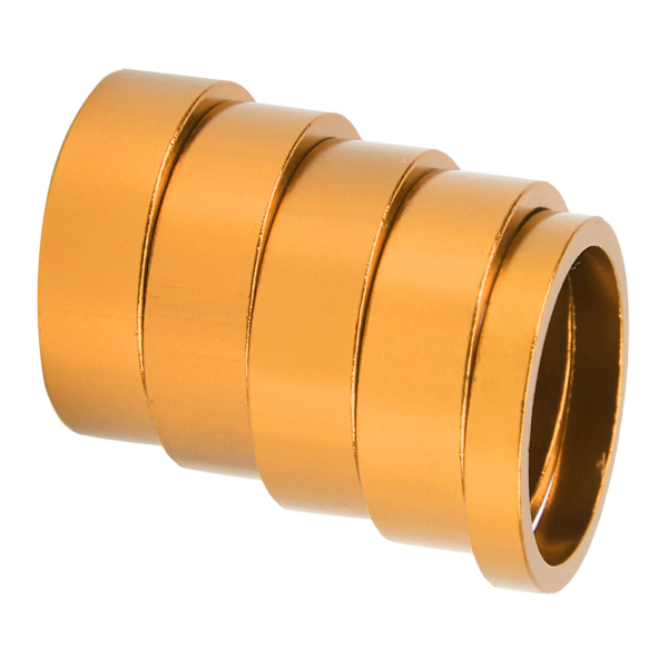 CANSUCC 5 st 28,6 mm MTB Cykel Framgaffel Brickset Cykel Stam Headset Distansbricka Gaffeltätning Guld