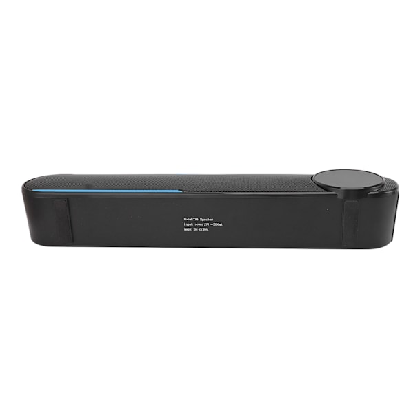 Kablet Soundbar Højttaler Touch Control HiFi Surround Sound Undgå magnetisk USB 2.0 Kablet Desktop Soundbar med LED-lys