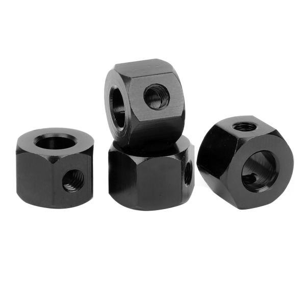 5 mm til 12 mm aluminiumslegering forlængelsesadapter Hub-kombikobling til WPL D12 RC TruckBlack