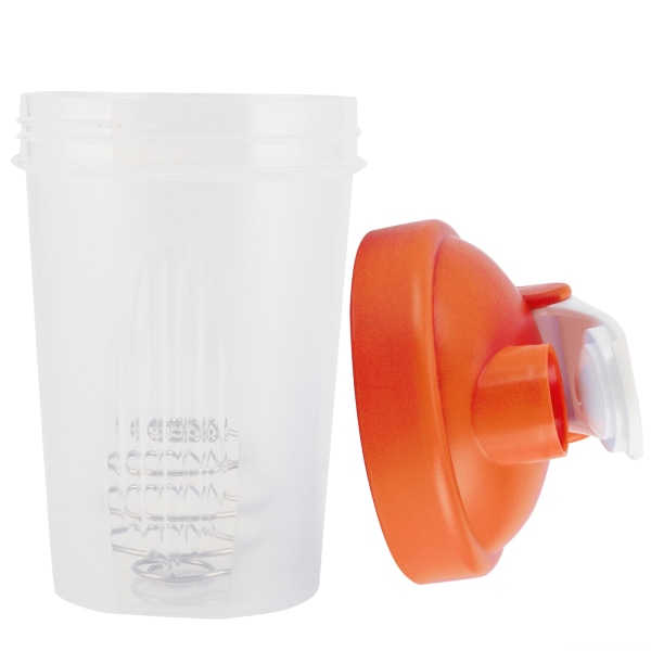 400 ML Shake Bottle Plast Protein Flaske Fitness Vannkoker Sport Cup Uten BPAOrange