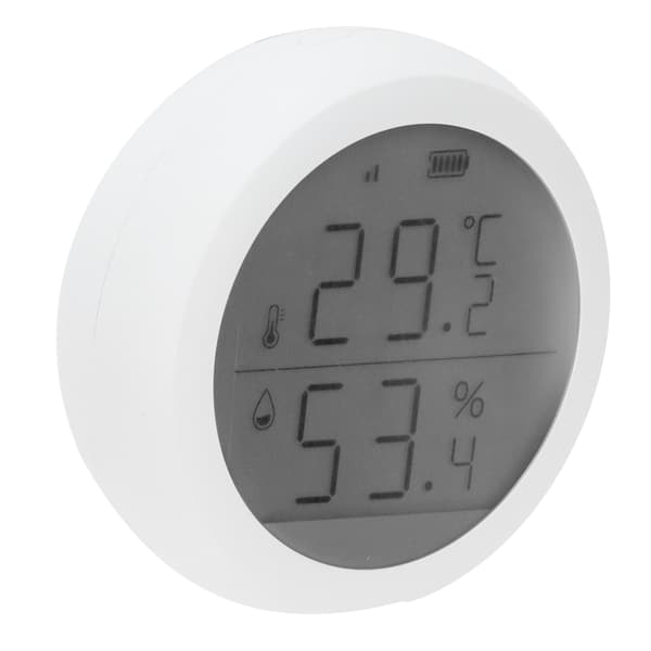 Temperatur- og fuktighetssensor Detektor Zigbee Trådløst System Termometer Hygrometer