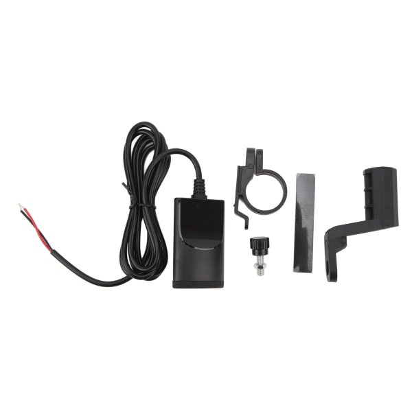 Motorsykkel Mobiltelefonlader Hurtiglading Sikker med Bakspeilfeste Bred Kompatibilitet Motorsykkel Dobbel USB A C Lader for Kjøring