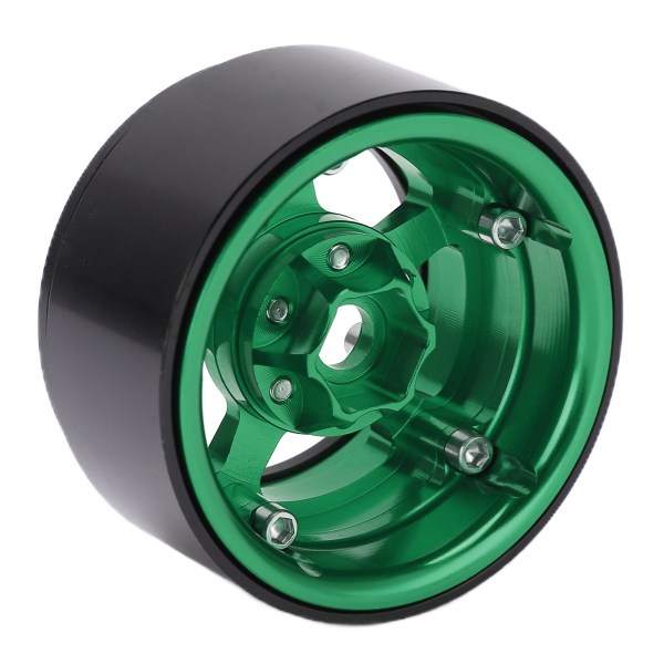 1.9 Tuuman Beadlock Vanteet Alumiiniseos 5 Reikä Hopea Vanteet Tahraamattomat Lukitusrenkaat RC-Vanteet Pyörän Navat Fluoresoiva Vihreä