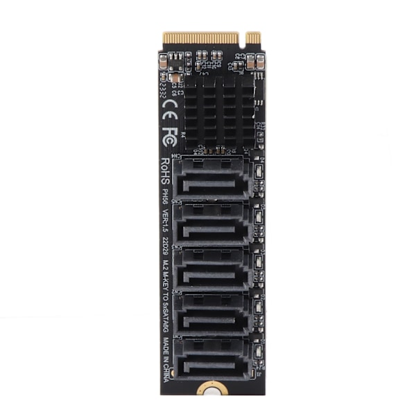 Adapterkort PCIE M.2 till SATA3.0-enhet Gratis hårddisk-omvandlare för OS X för Llinux för Windows