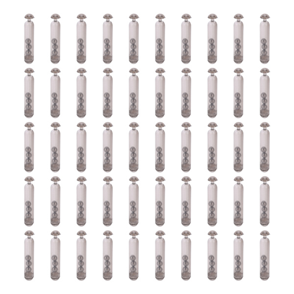 Fiske lokke agn Rangler Sett inn Tube Rangler Shake Tiltrekk Flue Plast Fiskelyd BarTransparent Svart