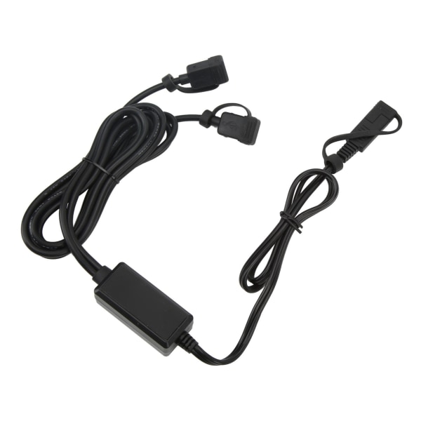 Motorcykel USB telefonladdare Dual Port Snabbladdning med Intelligent Chip SAE till USB adapter för mobil surfplatta