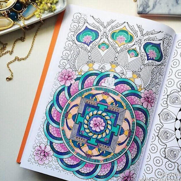 8 stk. Genanvendelige Mandala Dotting Maling Stencils Skabeloner
