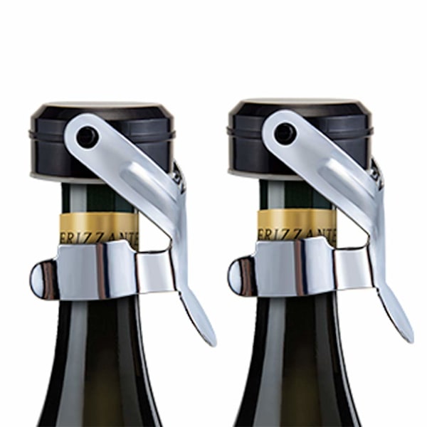 2-pak champagneprop i rustfrit stål
