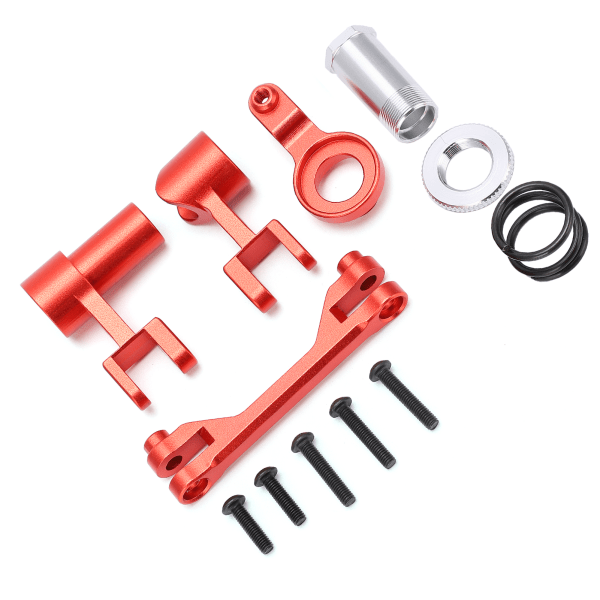 Styrgrupp i metall aluminiumlegering för TRAXXAS UDR 1/7 RC Truck CarRed