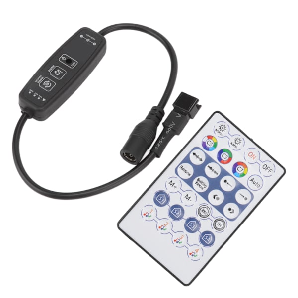 WiFi-yhteensopiva langaton LED-älyohjain RGB-nauhaohjain Androidille ja IOS-järjestelmälle DC 5-24V
