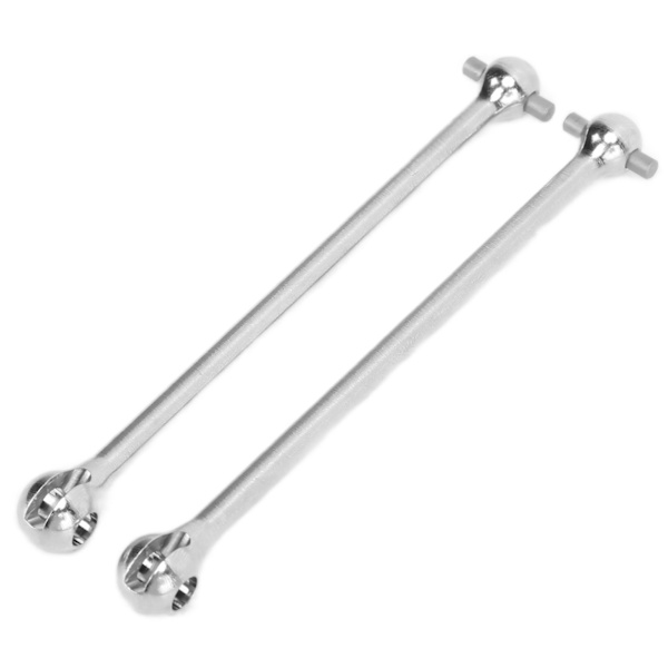 1 Par CVD Drivaxel RC Främre Hjuldriftaxel för TRAXXAS UDR Fjärrkontrollbil Silver