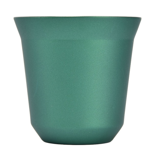 80 ml 304 Rostfritt Stål Kaffe Mugg Dubbelväggig Isolerad Värmebeständig Kaffe Koppar för Utomhus Camping PicknickGrön 80 ml