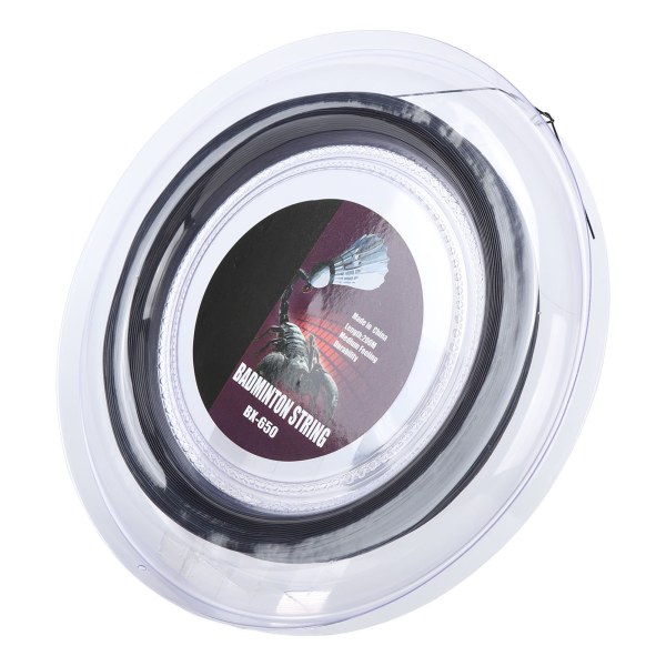 0,72 mm 200 m Badmintonracket String Nylon Badminton Träningsracket String Line BX 650 Svart