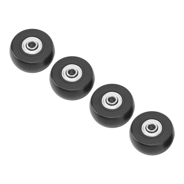 4 stk Koffert Erstatningshjul PVC og Aluminium Legering Stille Reisebagasjehjul Erstatning