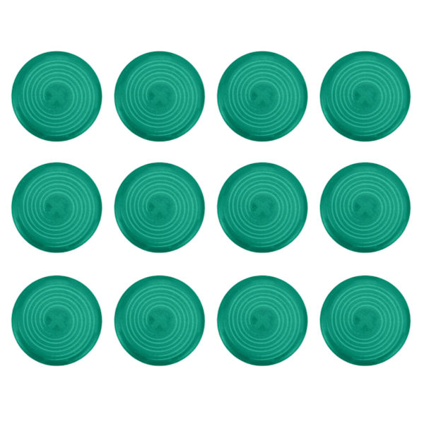 12 stk arkadeknappdeksel Bytt ut mekanisk trykknappdeksel for Kailh for Cherry for TTC for Akko for Glorious Switches Grønn