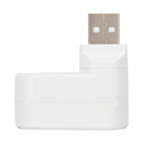 USB Hubs Porte USB 2.0 Mini Rotate Splitter Adapter Hub til PC Notebook Laptop Mac Hvid