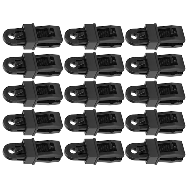15st Utomhuscamping Vindtät tältklämma Bärbar campingkapell Markiser Clamp Nylon