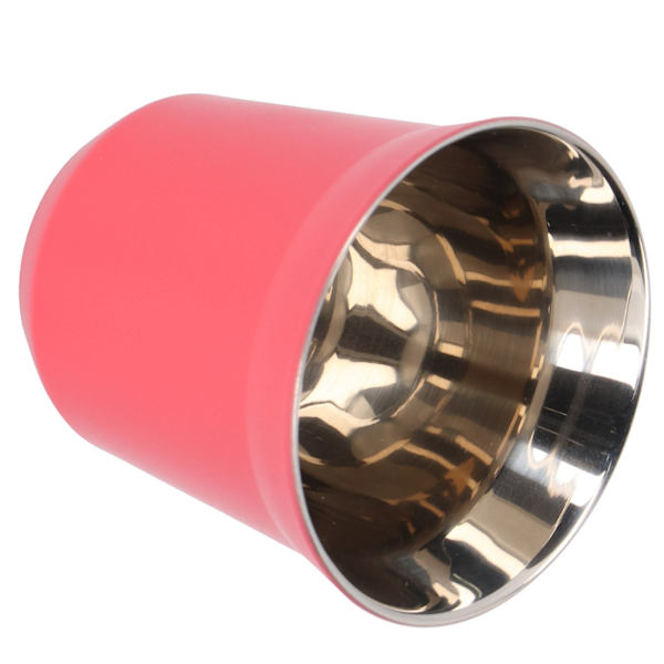 Kaffe Mugg 304 Rostfritt Stål Bärbar Te Kopp för Camping Resor Kökstillbehör 80ml Rose rouge