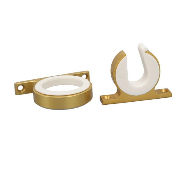 2 stk Fiske Stang Holder Horisontal Vertikal Aluminium Båtmontert Fiske Stang Stativ for Skip Biler Lastebiler Bobiler Gull