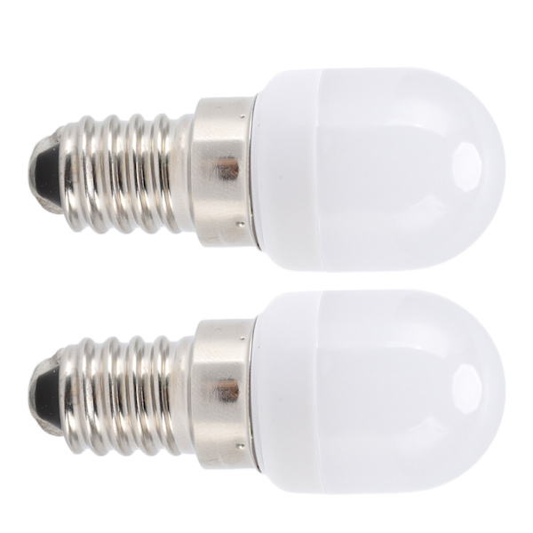 10 stk. E14 pære i rustfrit stål 1,5W 220V LED pære til lysekrone loft skab væg bordlamper varmt hvidt lys