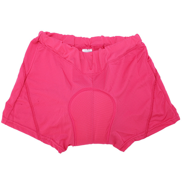 Cykling Vadderade Shorts Silikonkudde Design Elastiska Mjuka Andningsbara Bekväma Cykelunderkläder för KvinnorXL