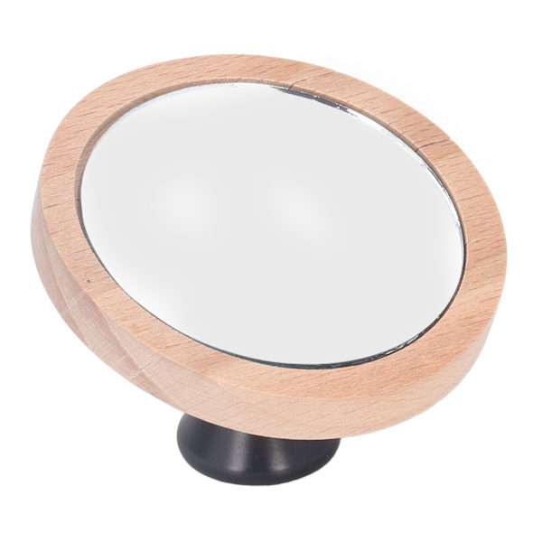 Kaffe Refleks Speil 360 Graders Roterende Kaffe Tamper Refleks Linse for Restaurant Hjem Reise Svart