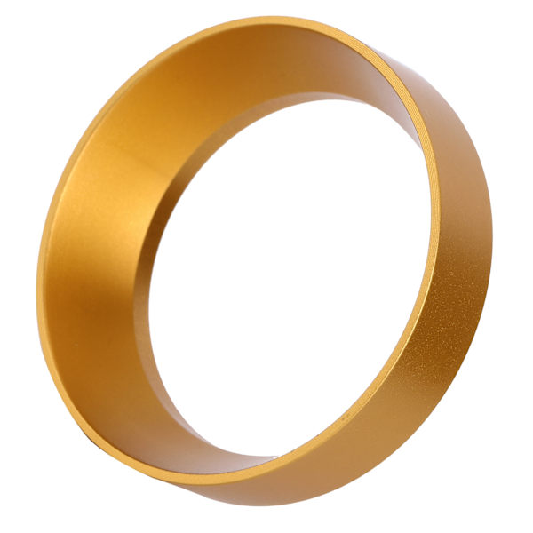 Aluminium Kaffe Doseringsring Doserings Funnel med Magnetisk Ersättning för Kaffemaskin Guld 51MM