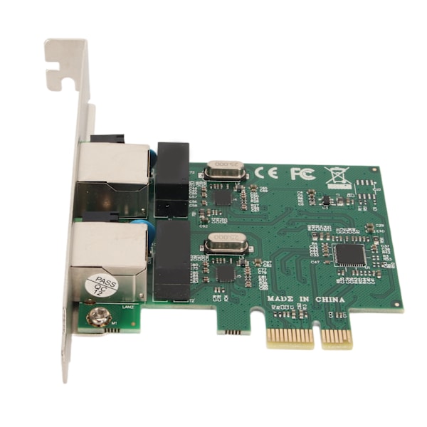Dubbelports PCIe-nätverkskort RJ45-port RTL8111H-chip Ethernet-nätverkskort Gigabit NIC för Windows för Linux