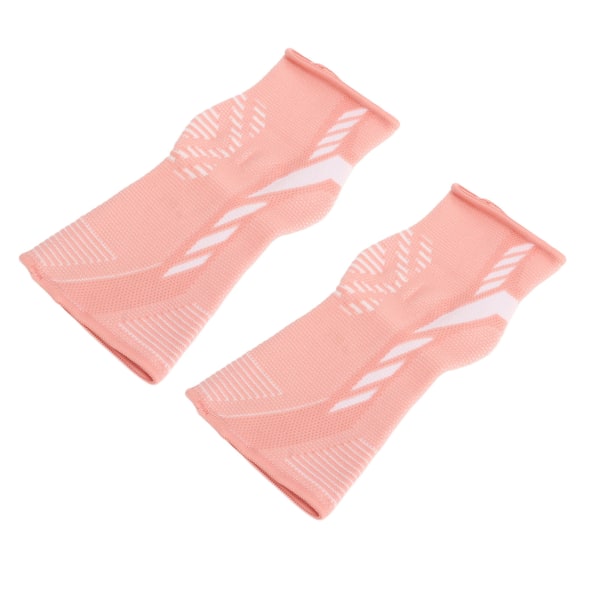 2 stk strikket ankelbeskytter Basketball Volleyball Sports Ankelbeskyttelse Beskyttende Sportsbeskyttelsesudstyr Pink M